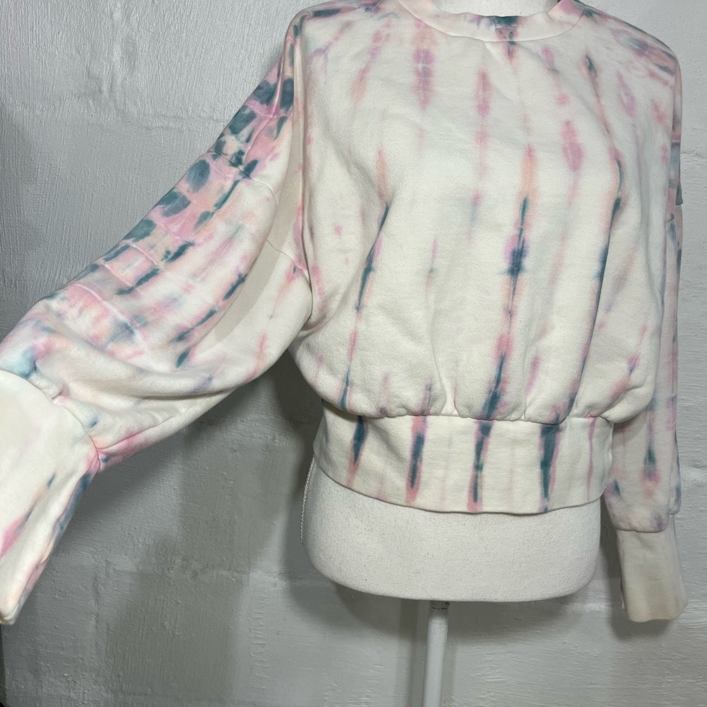 OLD NAVY CROPPED TIE DYED SWEATSHIRT - Picture 5 of 14